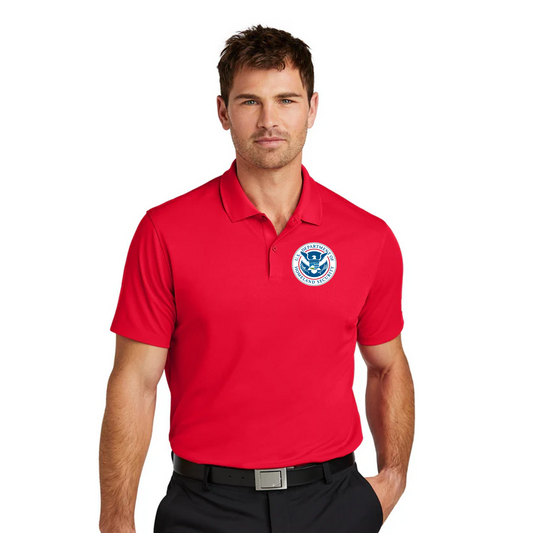 Men's DHS Logo Nike Dri-FIT Polo - RED