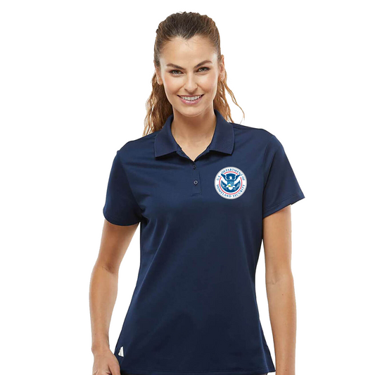 Women's DHS Logo adidas sport polo - NAVY